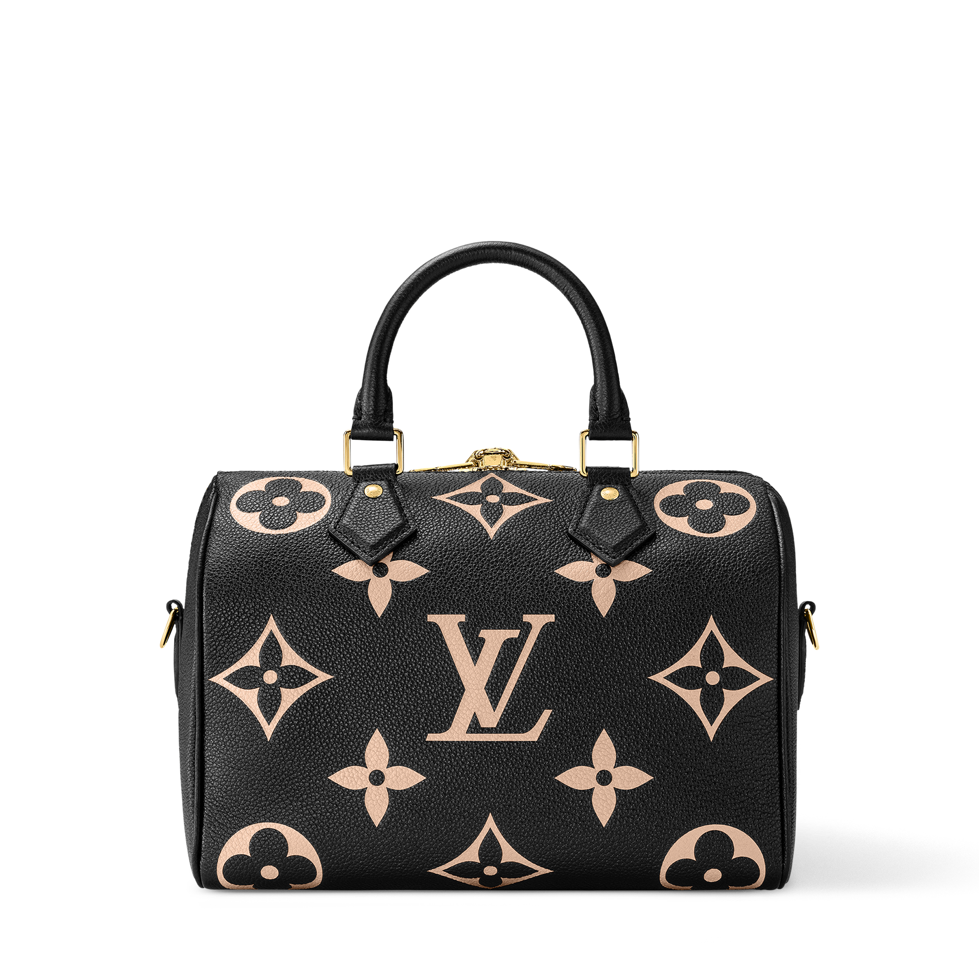 Speedy Bandoulière 25 Bicolour Monogram Empreinte Leather